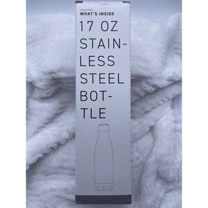 Force H2go Stainless Steel Water Bottle 17 oz Insulated Pink New in Box